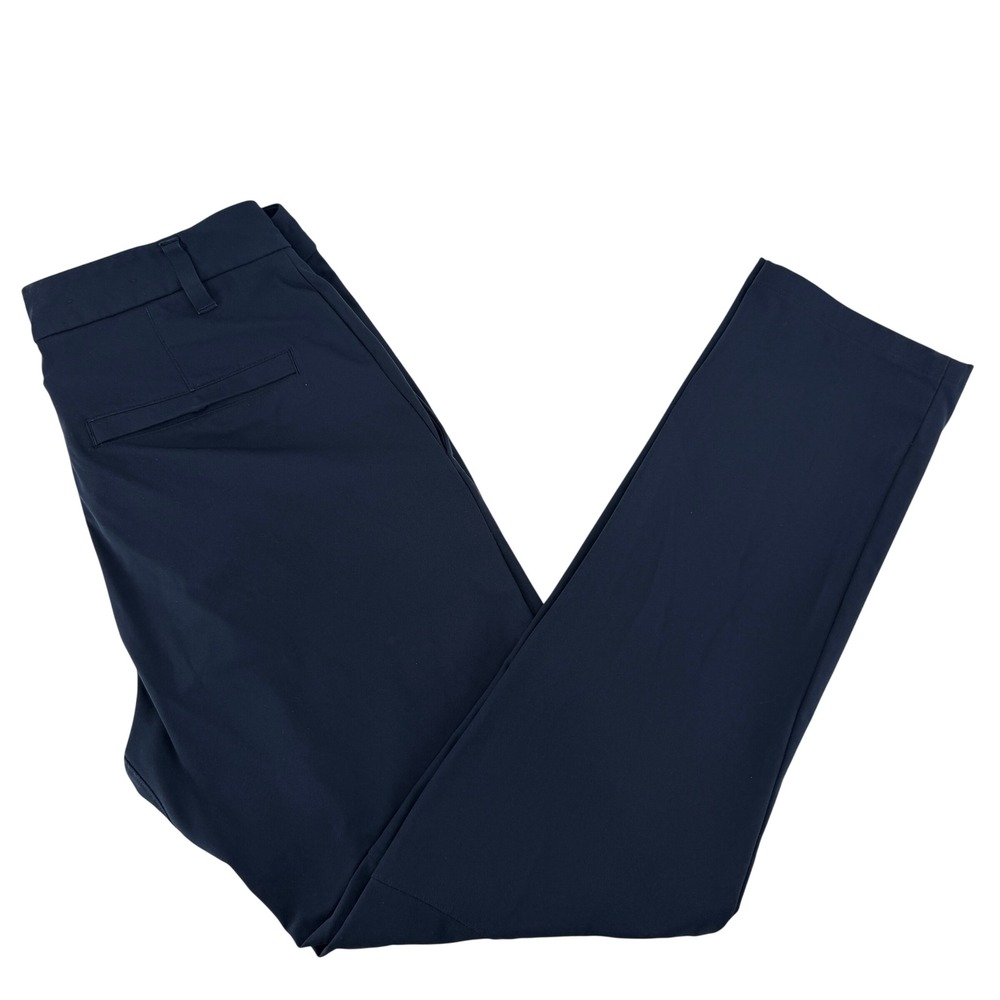 Lululemon Commission Pant Slim Men 32x30 Navy Blue Warpstreme Chino Trousers